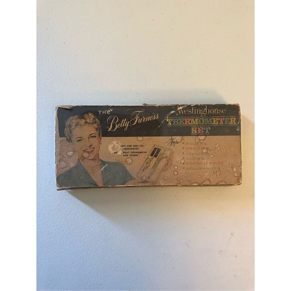 VINTAGE BOXED THE BETTY FURNESS WESTINGHOUSE THERMOMETER SET 1950S